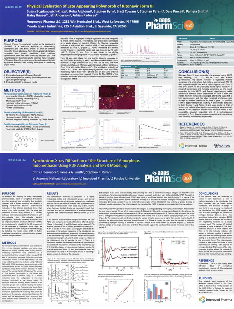 Improved Pharma at AAPS 2023 PHARMSCI 360 with booth #3323, two posters ...